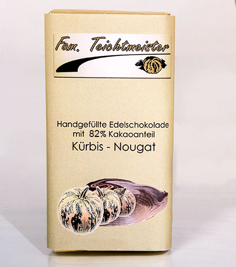 Dýňovo-nugátová čokoláda hořká 70 g