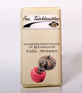 Dýňovo-malinová čokoláda hořká 70 g
